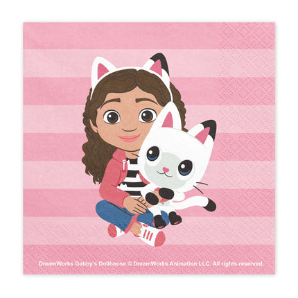 Serviettes de table Gabby's Dollhouse, 33 x 33