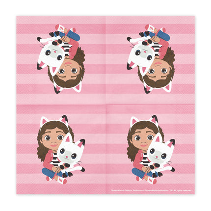 Serviettes de table Gabby's Dollhouse, 33 x 33