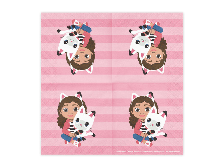 Serviettes de table Gabby's Dollhouse, 33 x 33