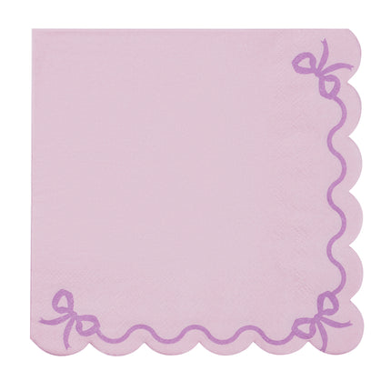 Lilas noeud de serviettes 33cm