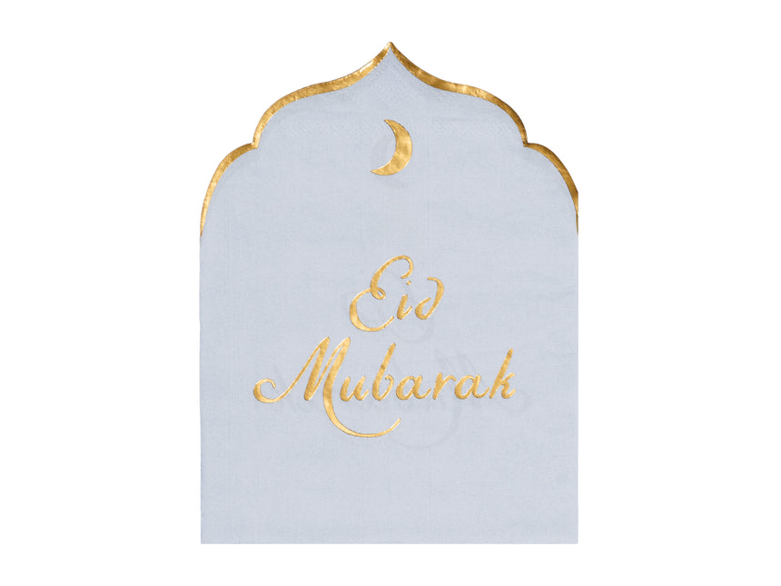 Serviettes de table Eid Mubarak 23cm 12pcs