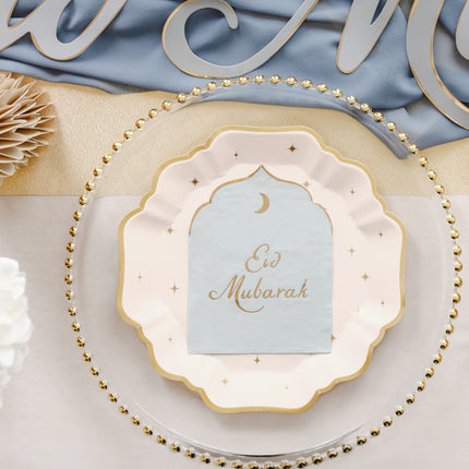 Serviettes de table Eid Mubarak 23cm 12pcs