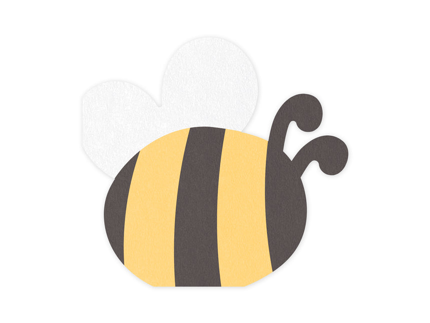 Serviettes de table abeille 16cmx15 cm