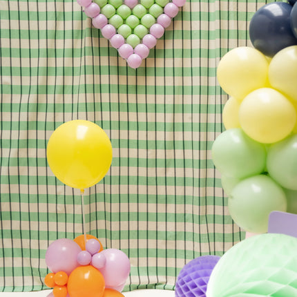 Support de ballon blanc en plastique 72cm