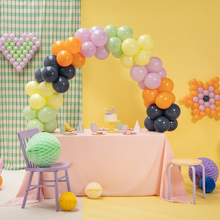 Support de ballon blanc en plastique 72cm