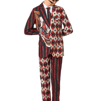 Costume de clown d'horreur pour garçons, 3 pièces