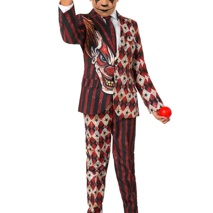 Costume de clown d'horreur pour garçons, 3 pièces