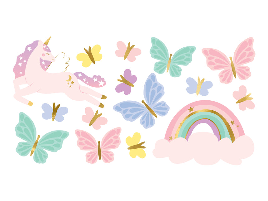Faux tatouages de licorne