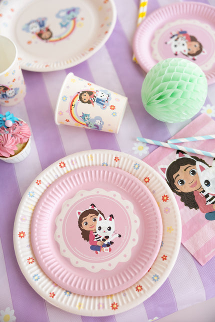 Assiettes La maison de poupée de Gabby, 18 cm