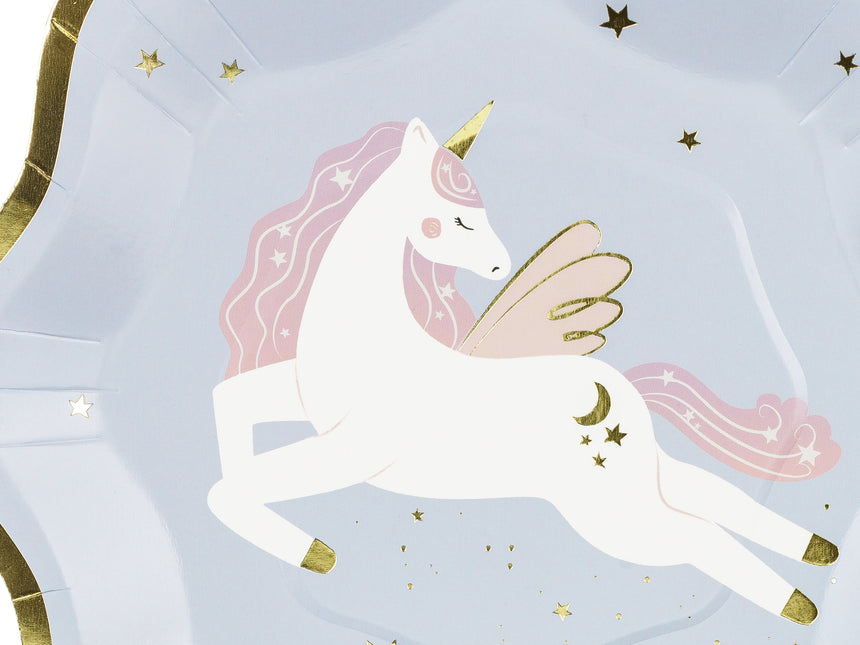 Assiettes Licorne 18cm 6pcs