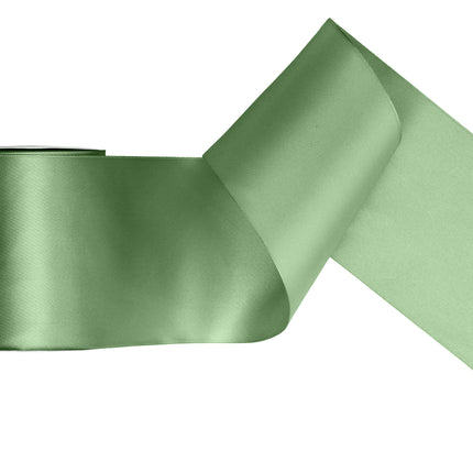 Ruban vert foncé satiné 25m