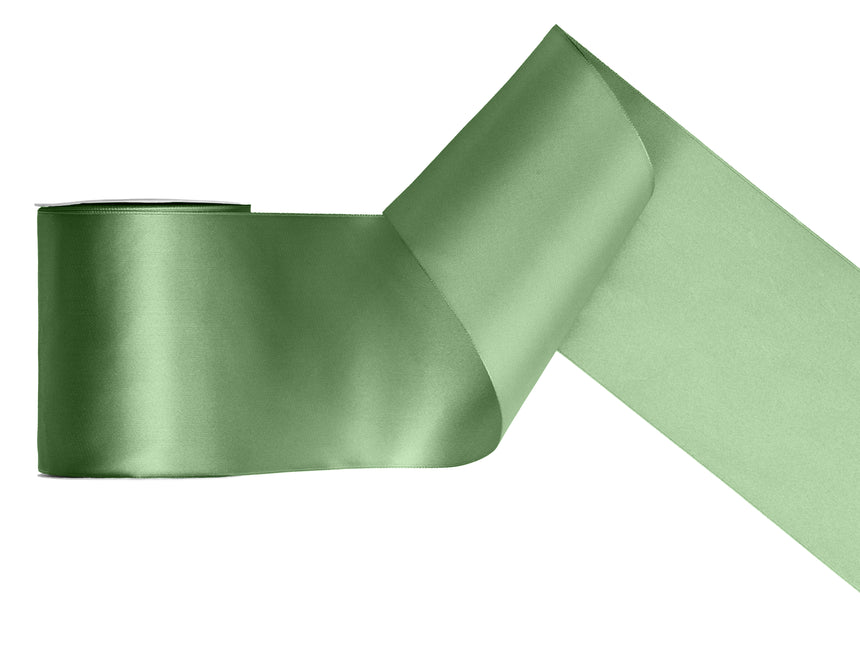 Ruban vert foncé satiné 25m