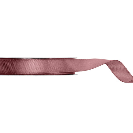 Ruban rose 12Mm foncé poussiéreux 25m