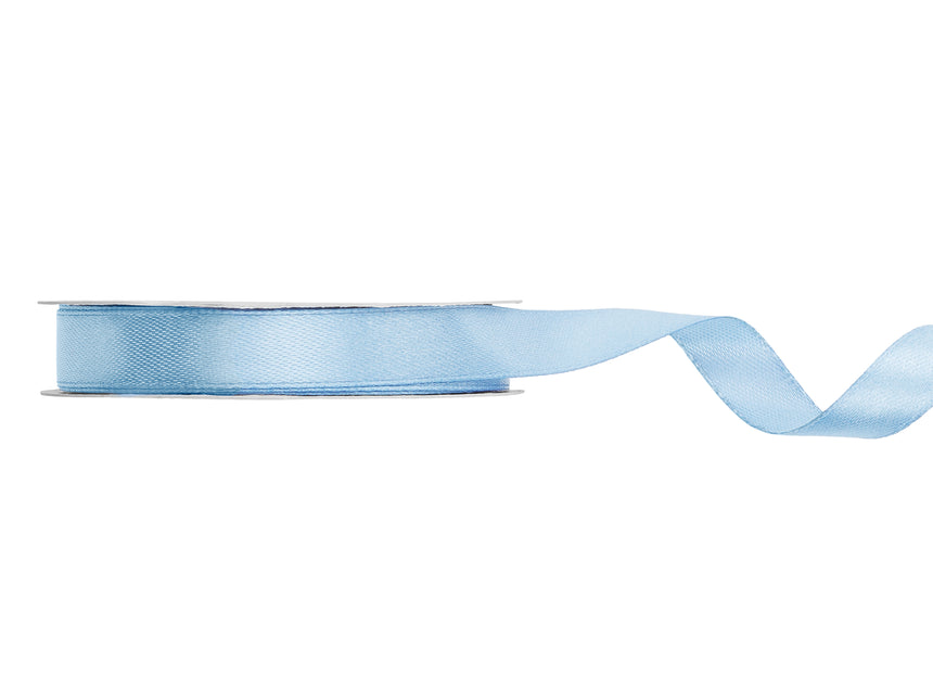 Ruban bleu clair 12Mm Satin 25m