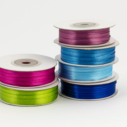 Ruban bleu 3Mm brillant 50m