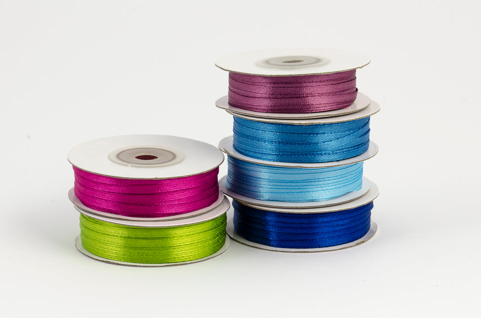 Ruban bleu 3Mm brillant 50m