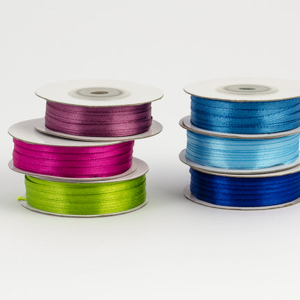 Ruban bleu 3Mm brillant 50m