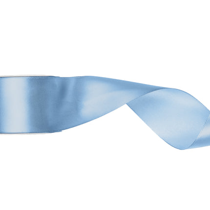 Ruban bleu clair satiné 25m