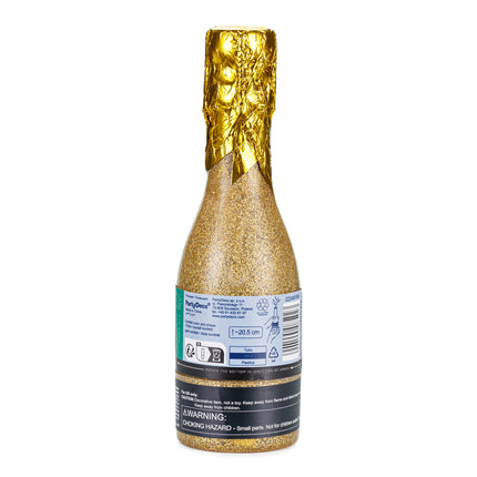 Canon à confettis d'or Champagne 20.5cm