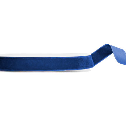 Ruban bleu velours 10m