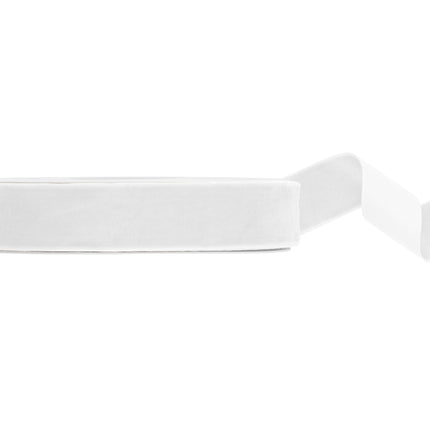Ruban blanc en velours 10m