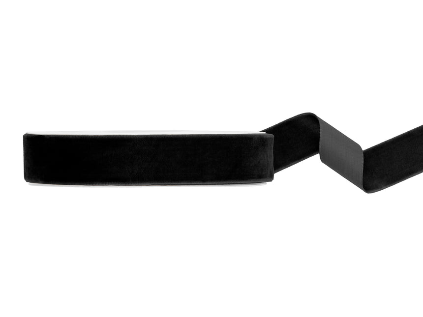 Ruban noir velours 10m