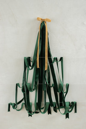 Ruban velours vert foncé 10m