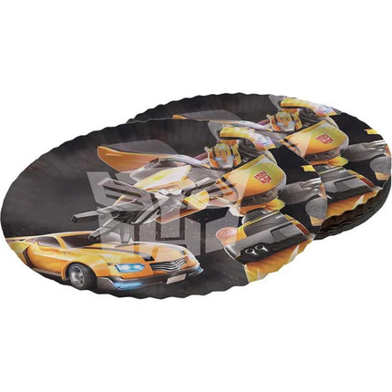 Assiettes Transformers 23 cm, lot de 8
