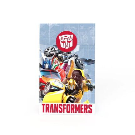 Sachets cadeaux Transformers 23 cm, lot de 10