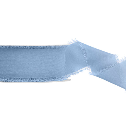 Ruban bleu Chiffon 10m