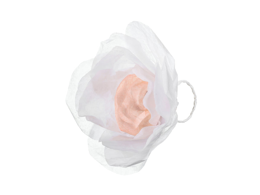Guirlande de mariage blanche 7.5cm