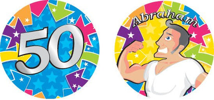 Abraham Onderzetters 10cm 10st van Haza Witbaard koop je bij Partywinkel