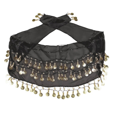 Accessoireset Zwart Buikdanseres 4 delig van Boland koop je bij Partywinkel