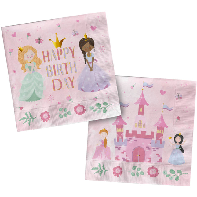 Serviettes Princesses 250ml 20pcs