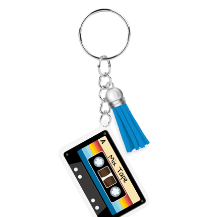 Acryl Sleutelhanger Cassettebandje van Paper Dreams koop je bij Partywinkel