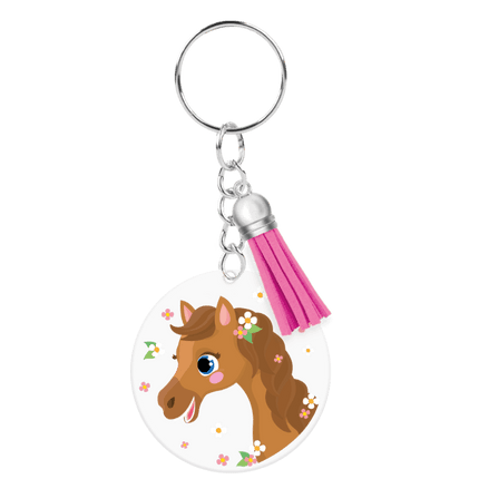 Acryl Sleutelhanger Paard van Paper Dreams koop je bij Partywinkel