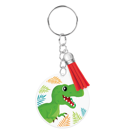 Porte-clés en acrylique Dino