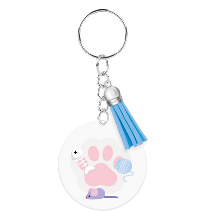 Porte-clés en acrylique « Chat »
