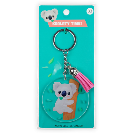 Porte-clés en acrylique Koala