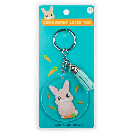 Porte-clés en acrylique « Lapin »