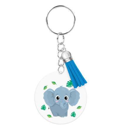 Porte-clés en acrylique « Éléphant »
