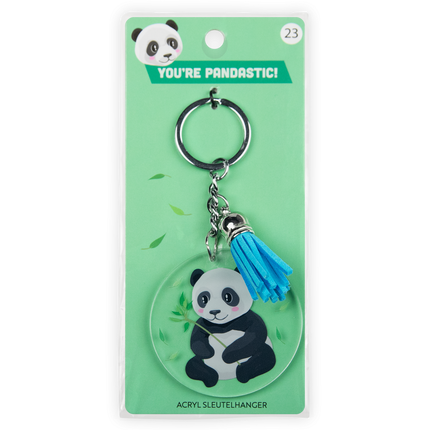 Porte-clés en acrylique Panda
