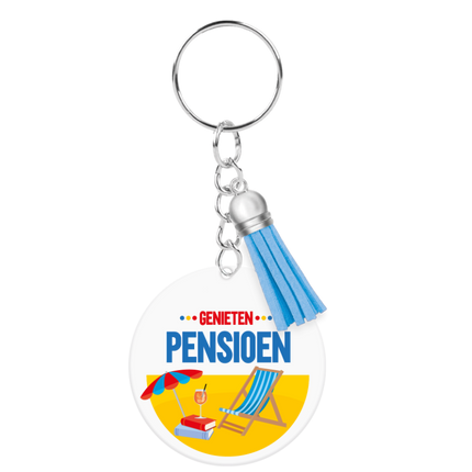 Porte-clés en acrylique « Retraite »