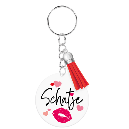 Porte-clés en acrylique « Schatje »