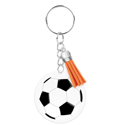 Porte-clés en acrylique sur le thème du football