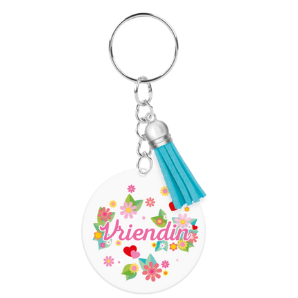 Porte-clés en acrylique « Copine »