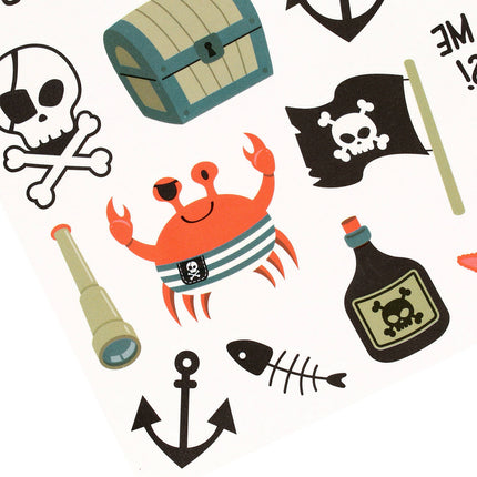 Faux tatouages de pirate 25 pièces