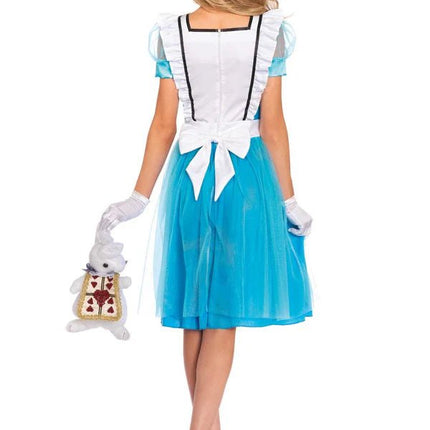 Alice In Wonderland Jurk Blauw Dames Leg Avenue - Partywinkel - 714718506302