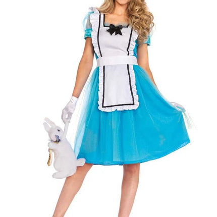 Alice In Wonderland Jurk Blauw Dames Leg Avenue - Partywinkel - 714718506302