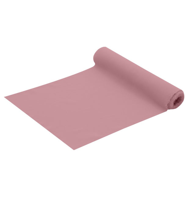 Chemin de table rose uni 5m